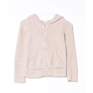 「BAREFOOT DREAMS」 ジップアップパーカー「bamboo chicコラボ」 X-SMALL ベージュ レディース