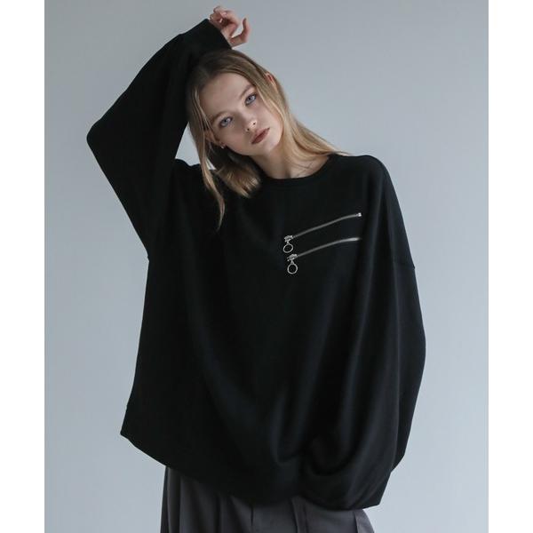 「ELLUV」 スウェットカットソー M ブラック メンズ