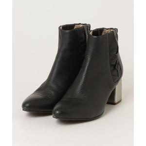 「JIL SANDER NAVY」 ショートブーツ 37 ブラック レディース
