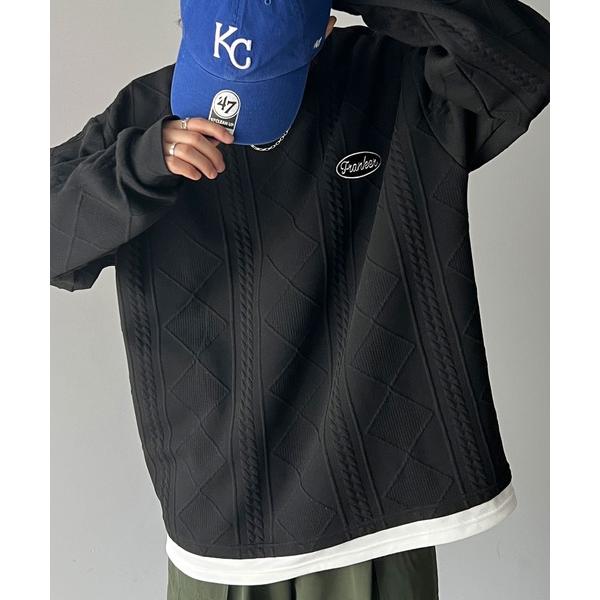 「Java」 長袖Tシャツ MEDIUM ブラック メンズ