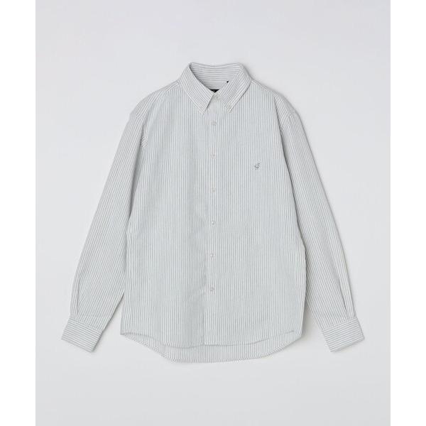 「SHIPS」 長袖シャツ SMALL ダークグレー メンズ