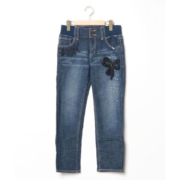「&amp;LOVE」 デニムパンツ - ネイビー レディース