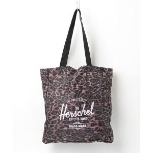 「Herschel Supply」 レオパードトートバッグ - ブラウン レディース