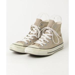 「CONVERSE」 ハイカットスニーカー 24cm ベージュ レディース