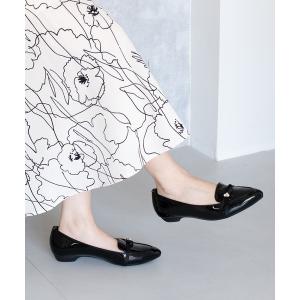 「JELLY BEANS」 フラットパンプス 22.5 ブラック系その他 レディース