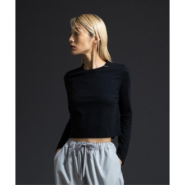 「paradigm」 長袖カットソー MEDIUM ブラック レディース