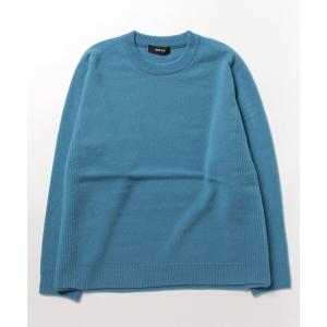 「ZUCCa」 長袖ニット XS size ライトブルー メンズ