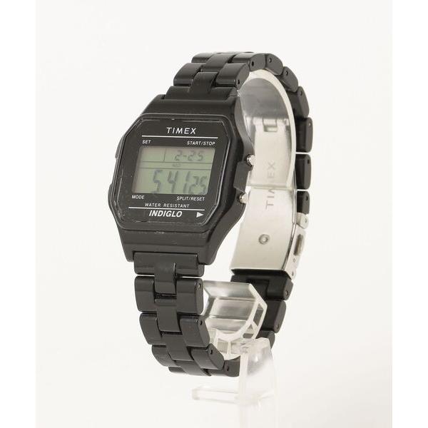 「TIMEX」 デジタル腕時計 FREE ブラック メンズ