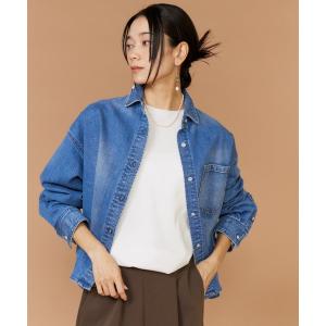 ブラウス シャツ 「別注アイテム」スーパービッグシャツAlmond「Healthy DENIM」 レディース