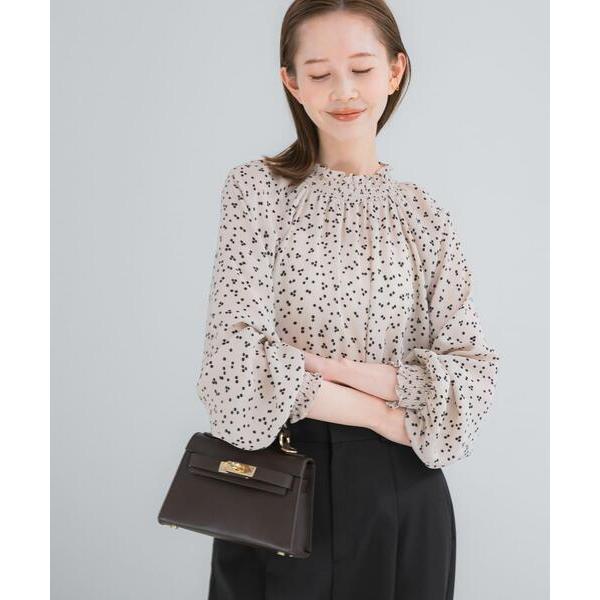 ブラウス シャツ 「WEB/一部店舗限定」ウォッシャブルランダムドットブラウス レディース