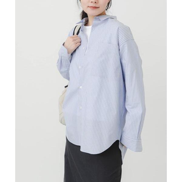 ブラウス シャツ cotton crispシャツ レディース