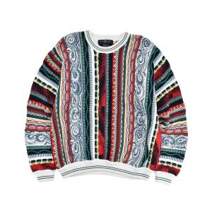 セーター ニット 「USED」90’s COTTON TRADERS 3Dニット メンズ レディース