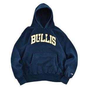 パーカー 「USED」Y2K Champion “BULLIS” リバースウィーブ フーディ メンズ レディース