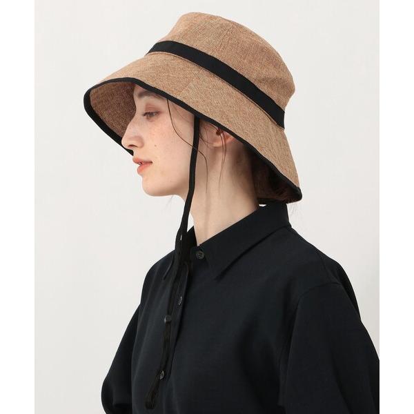 帽子 ハット ギマツバ広UVハット レディース