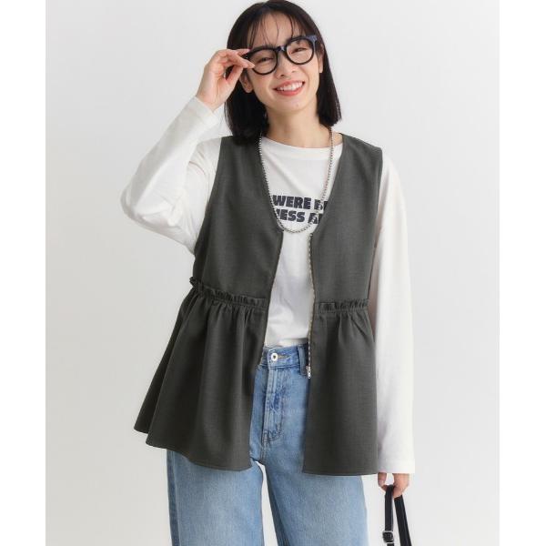 ブラウス シャツ 「HONEYSUCKLE ROSE」ペプラムジップジレ (ウエストマーク / ノー...