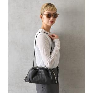 クラッチバッグ パーティーバッグ 「ZOZOTOWN限定」 カウレザースタッズミニバッグ レディース