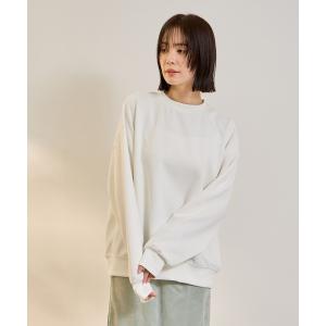 tシャツ オーバーサイズダブルフェイスプルオーバー「手洗い可能」 レディース