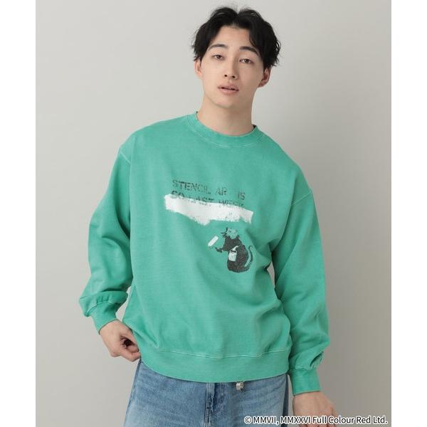 トレーナー スウェット BRANDALISED / 裏毛プリントスウェット メンズ