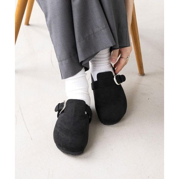 デッキシューズ モカシン フェイクスエードサボ レディース