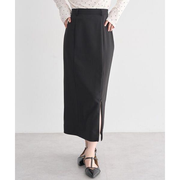 スカート ジップスリットIラインスカート
