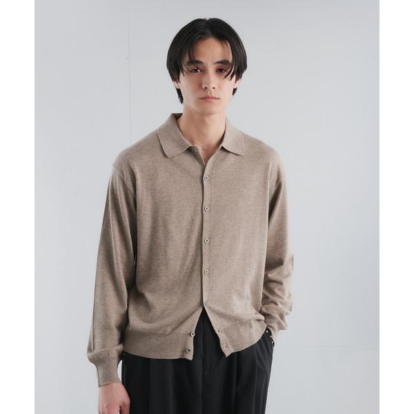 カーディガン SILVER PLATE DETAIL KNIT PORO CARDIGAN / シル...