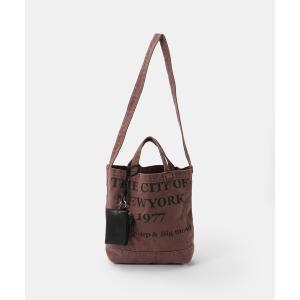 トートバッグ CONTROL FREAK/コントロール フリーク WASHED LOGOトート レディース