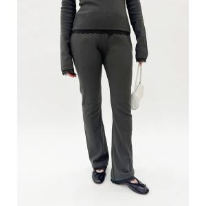 スラックス パンツ 「HOLIDAY/ホリデイ」SUPER RIB LACE PANTS レディース
