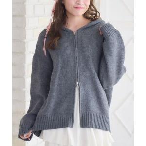 ニット セーター BIGNTパーカー レディース