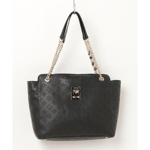 「Guess」 トートバッグ ONE SIZE ブラック レディース