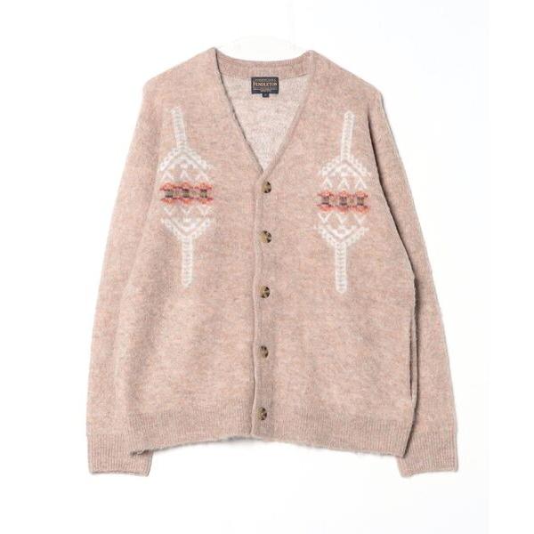 「PENDLETON」 ニットカーディガン SMALL ブラウン系その他 レディース