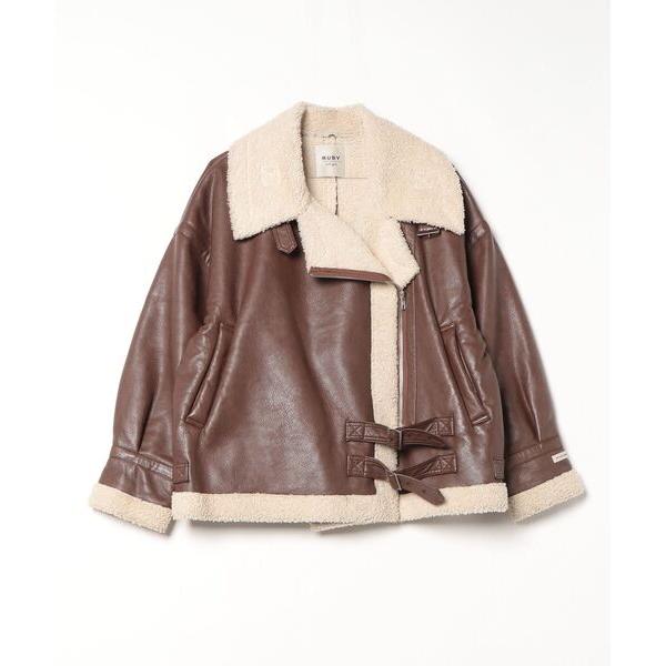 「RUBY AND YOU」 ブルゾン FREE ブラウン レディース