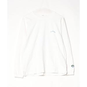 「niko and...」 ワンポイント長袖カットソー L ホワイト レディース