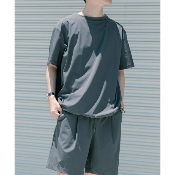 「ITEMS URBANRESEARCH」 半袖Tシャツ MEDIUM チャコールグレー メンズ