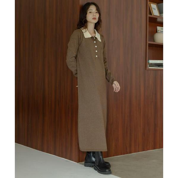「URBAN RESEARCH Sonny Label」 ニットワンピース FREE ブラウン レデ...