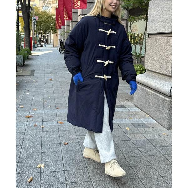 「CANAL JEAN」 ダッフルコート ONE SIZE ネイビー レディース