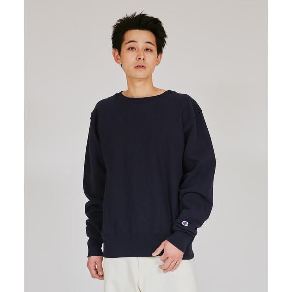 「Champion」 スウェットカットソー X-LARGE ネイビー メンズ