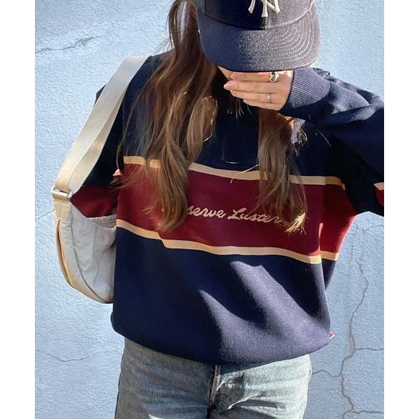 「Java」 長袖ニット LARGE ネイビー レディース