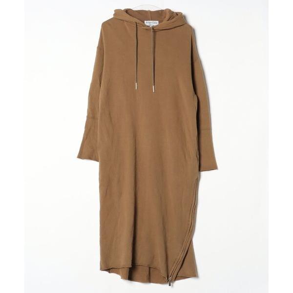 「AMERICANA」 長袖ワンピース - ブラウン レディース