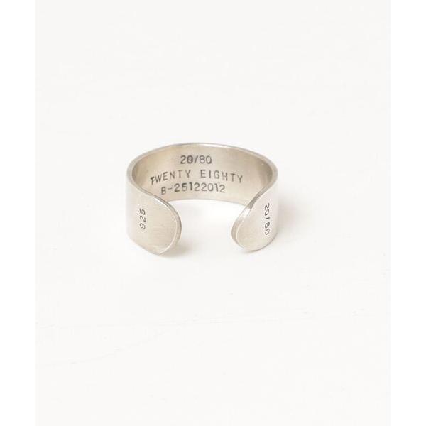 「20/80」 リング 15号 シルバー メンズ
