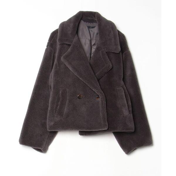 「r.」 ジャケット FREE チャコールグレー レディース