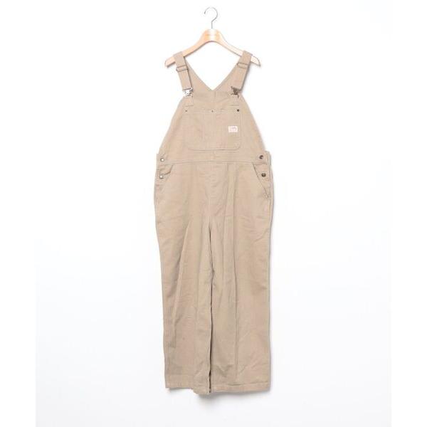 「Java」 オーバーオール LARGE サンドベージュ レディース
