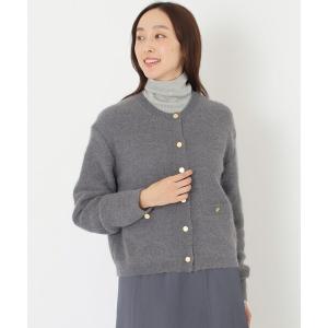 「S.ESSENTIALS」 ニットカーディガン 38 チャコールグレー レディース