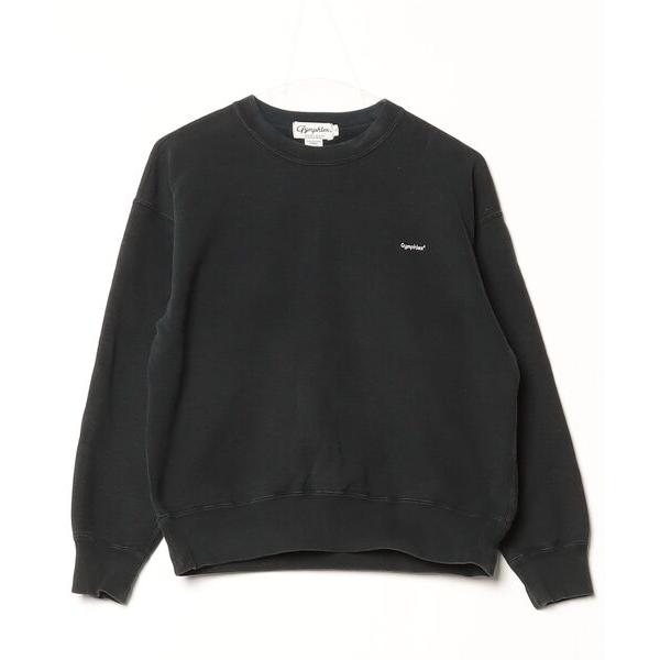 「GYMPHLEX」 ワンポイントスウェットカットソー 12 ブラック レディース