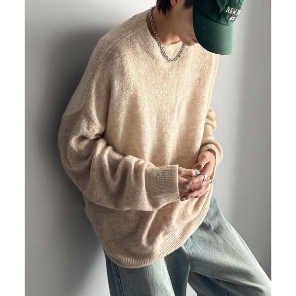 「Java」 長袖ニット MEDIUM ベージュ メンズ