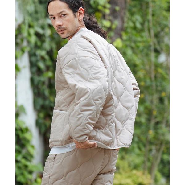 「CAMBIO」 スウェットカットソー L グレイッシュベージュ メンズ