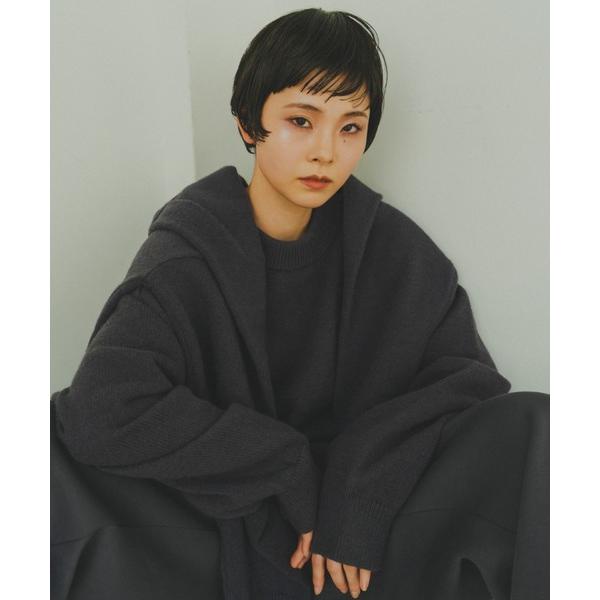 「lit」 長袖ニット FREE チャコールグレー レディース