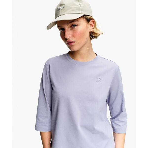 tシャツ プライムフレックス DFT UVC 3/4スリーブ ワンポイントロゴ刺繍 7分袖Tシャツ ...