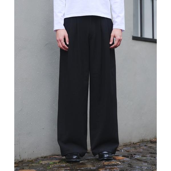 スラックス 2 tuck straight slacks / ツータックストレートスラックス メンズ...