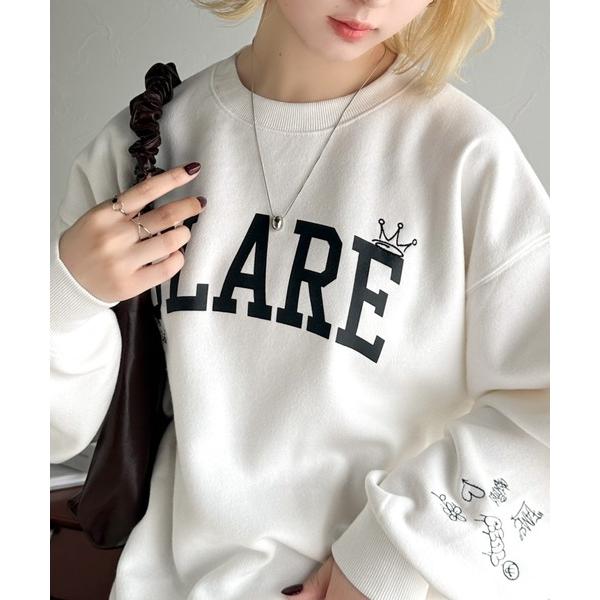 「Java」 スウェットカットソー LARGE オフホワイト レディース