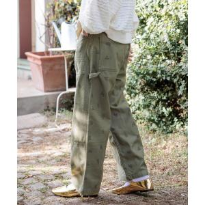 「niko and...」 パンツ FREE カーキ レディース